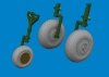 Eduard 6481105 B-26G wheels ICM 1/48